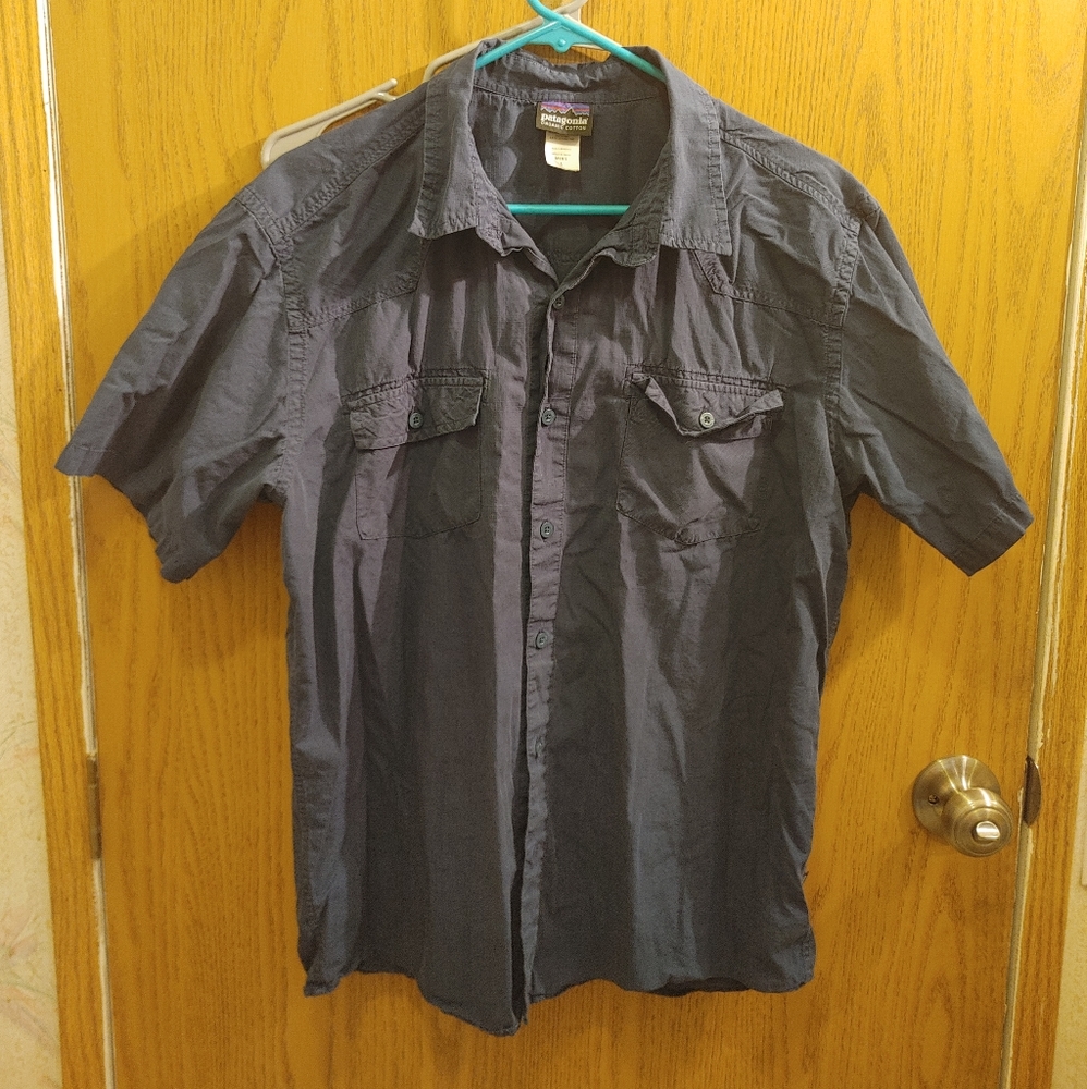 Patagonia Organic Cotton Short Sleeve Button up Shirt